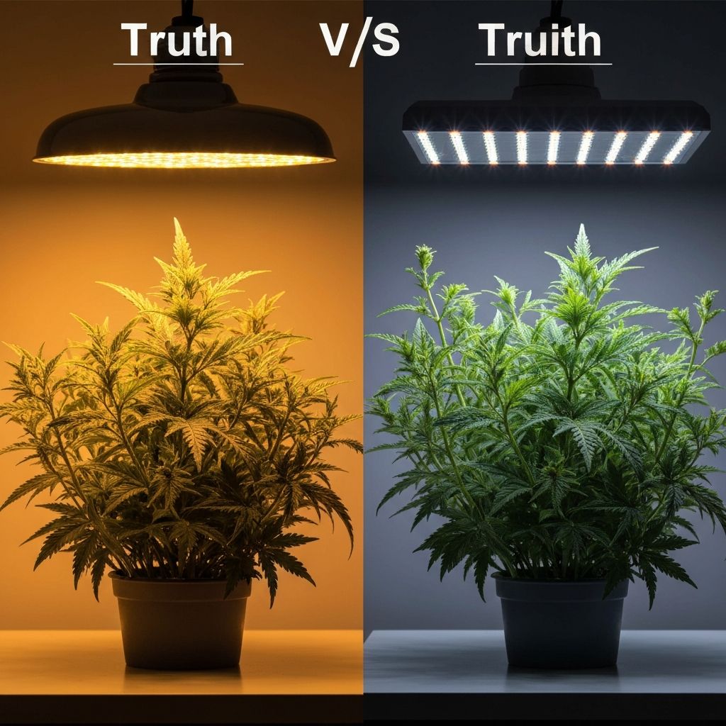 HPS and LED grow lights comparison